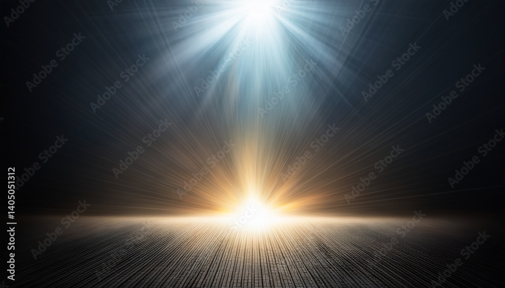 Obraz premium Glowing light shine on transparent background Abstract sun ray or sunlight beam blur glow effect background