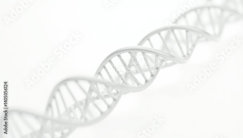 Elegant DNA Structure - Scientific Illustration