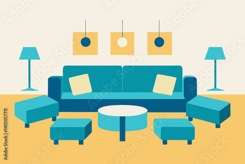 interior of a modern office