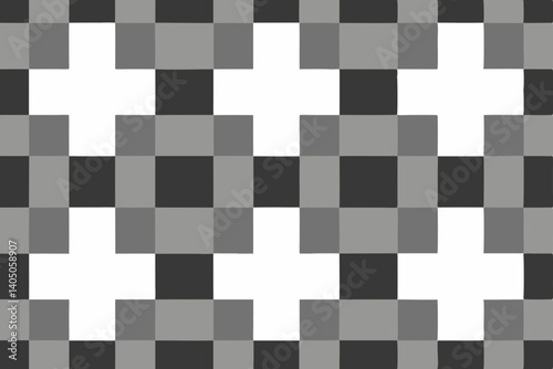 black and white checkers pattern 