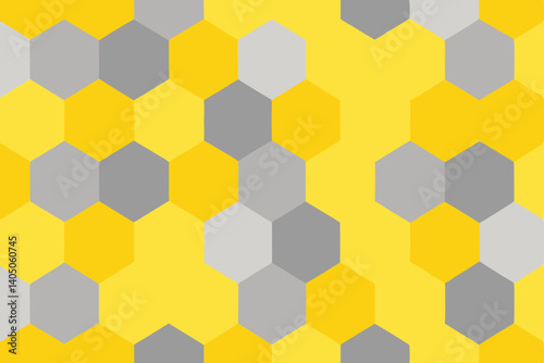seamless pattern with hexagons