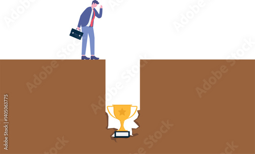 Social media illustration, business concept, web design

