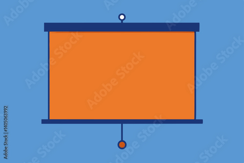 blank billboard on the wall