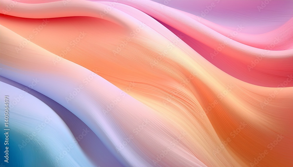 Fototapeta premium Soft Gradient Pastel Abstract Background