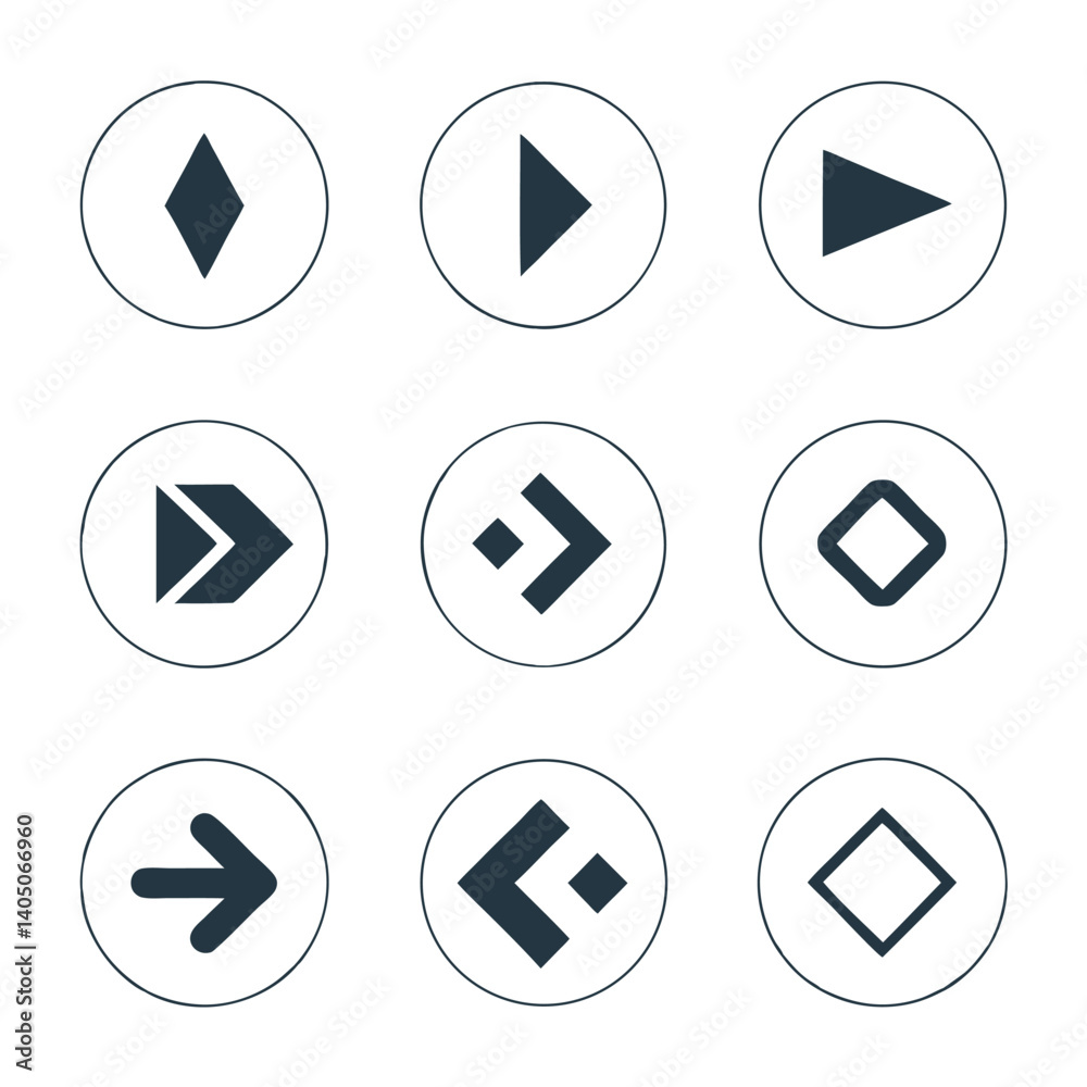 Minimal Arrow Icon Set Vector design. Minimal Arrow Icon Set Vector design.