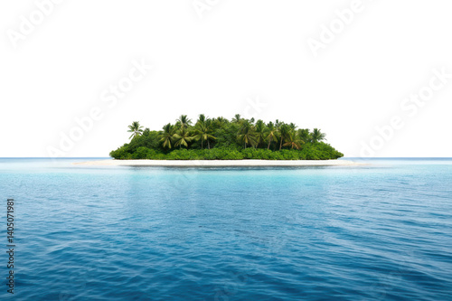 Tropical island paradise surrounded by tranquil blue waters perfect for beach holidays and relaxation getaways