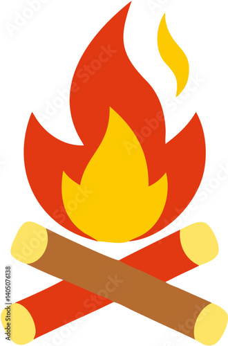Crackling Campfire Under Starlit Sky: Cozy Night Wilderness Adventure hot bbq wood heat dark glow   