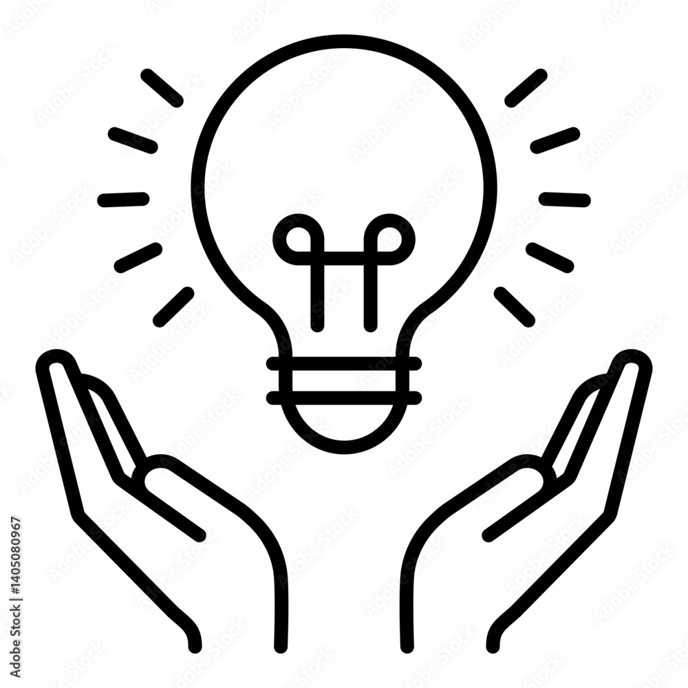 Innovation line vector icon. Represents the concept of startups, invention, problem-solving, and groundbreaking solutions. Innovation line vector icon. Represents the concept of startups, invention, problem-solving, and groundbreaking solutions.