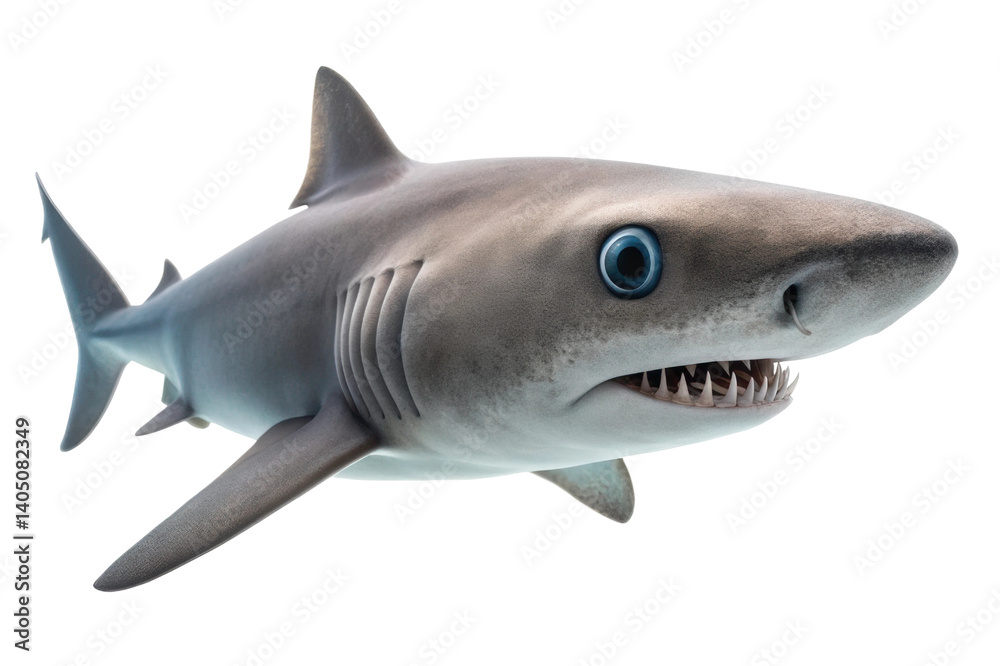 Fototapeta premium Captivating underwater predator showcasing agility and strength in the ocean environment