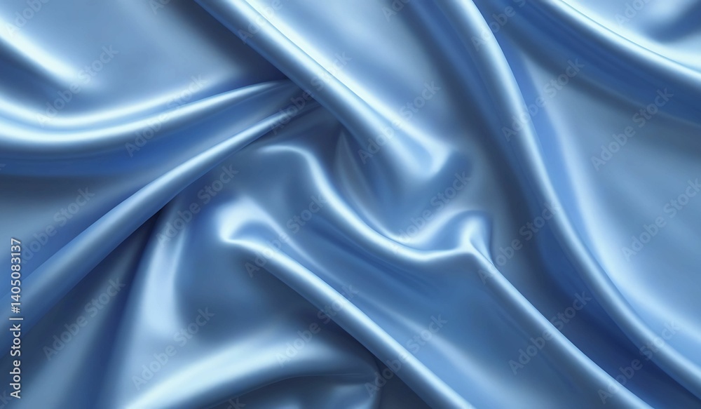 Obraz premium Serene Sheen – Sky Blue Edition