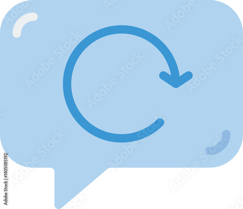 syncing Illustration on a white background    