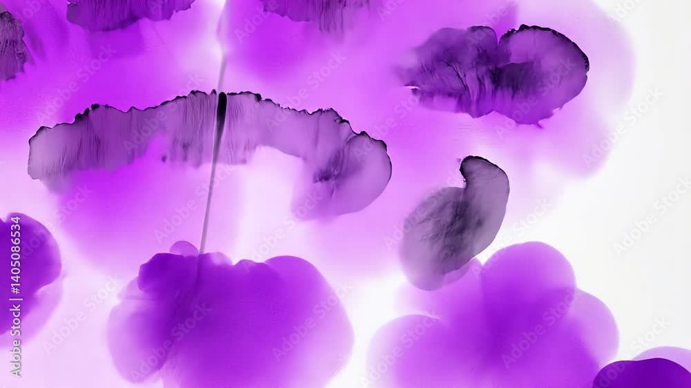 Vibrant purple paint strokes on a canvas, perfect for adding a modern and artistic touch to your designs.