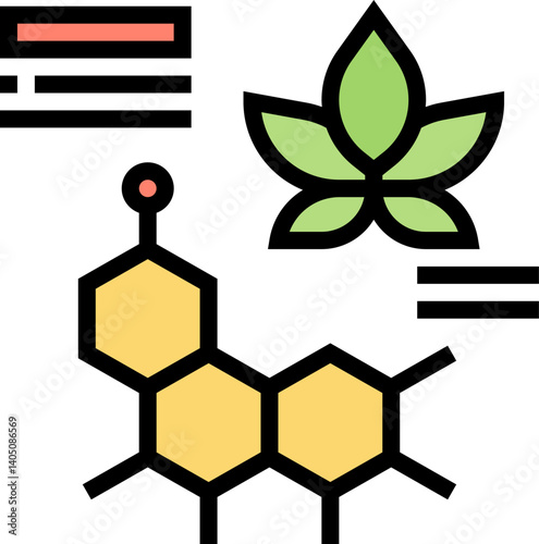 thc Illustration on a white background    
