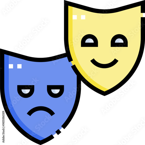 theatre Illustration on a white background    