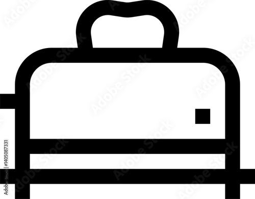 toaster Illustration on a white background   