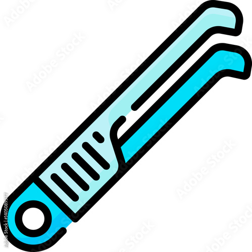 tweezers Illustration on a white background     