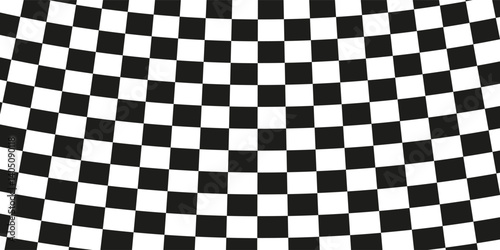 Black and white checkered pattern, Checkerboard seamless pattern