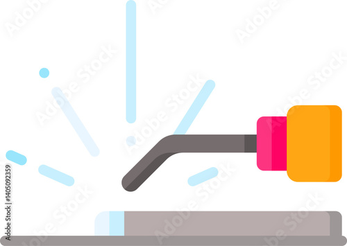 welding Illustration on a white background   