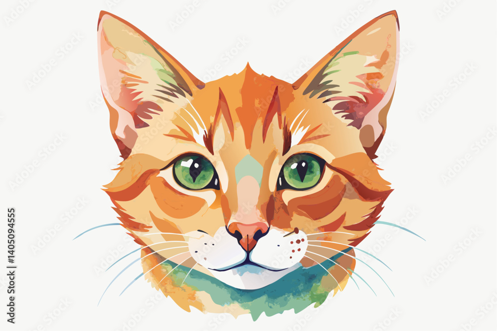Fototapeta premium Animal Head Vector – Wild Animal Clipart Collection
