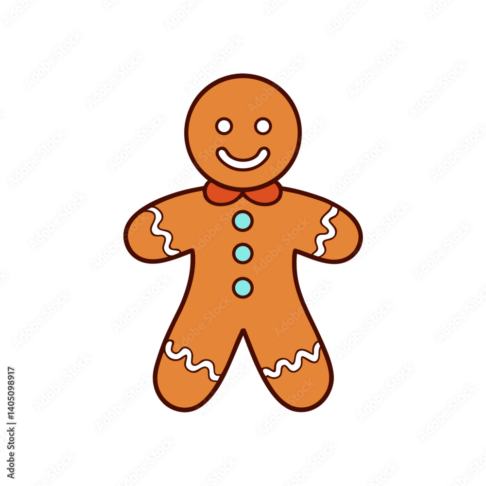 gingerbread man isolated on white gingerbread man isolated on white
