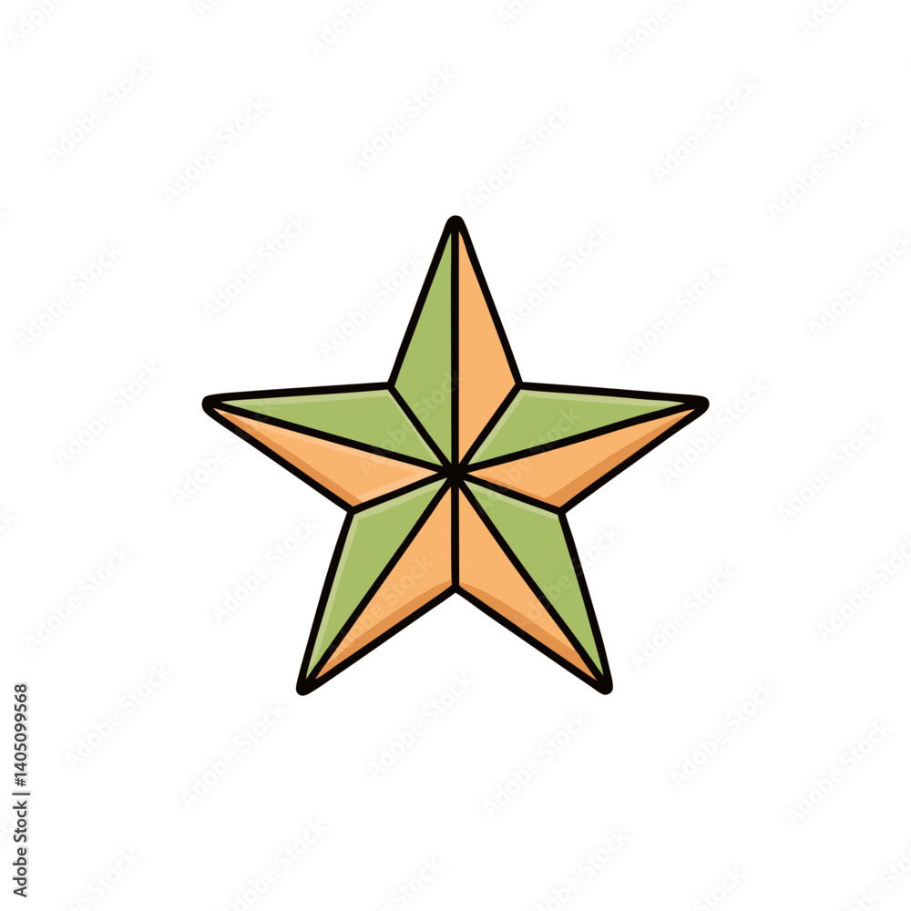 Obraz premium abstract star shape