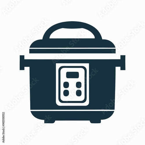 Minimal Kitchen Appliance Vector Illustration.