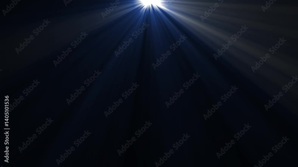 Animation of Bright Light. Motion graphic design. 4k.
