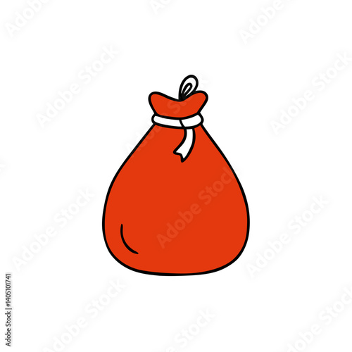 red bag with heart