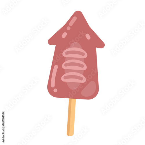 イカ焼き  イラスト