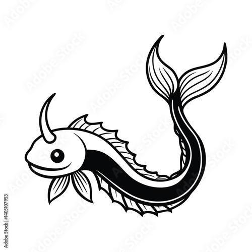 abyssal leviathan with horns