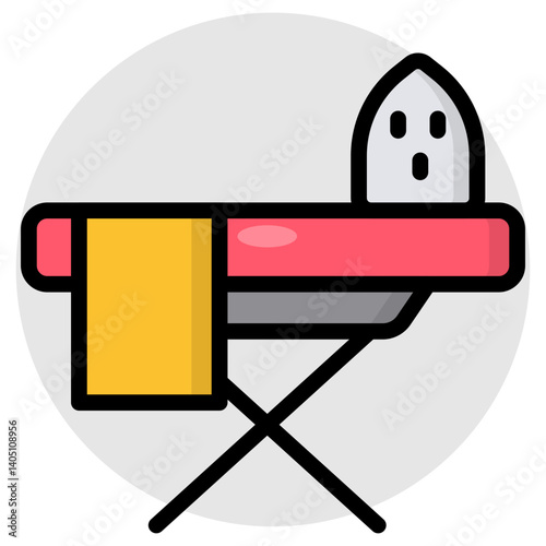 Premium design icon of iron stand
