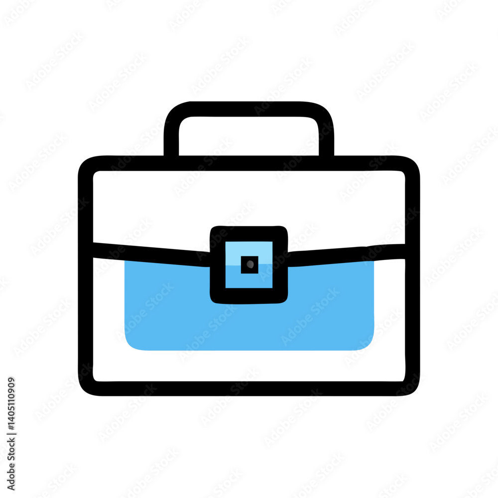 Briefcase Icon Representing Work and Business Briefcase Icon Representing Work and Business