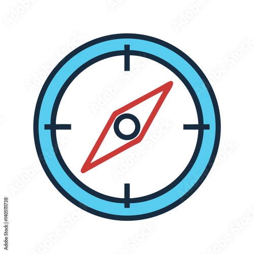 Free Download Compass Icon Representing Navigation and Direction - GFXLoad