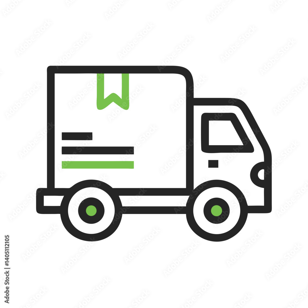 Delivery Truck Icon Representing Transport and Shipping Delivery Truck Icon Representing Transport and Shipping