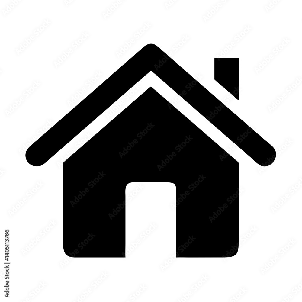 House Icon Representing Home and Real Estate House Icon Representing Home and Real Estate