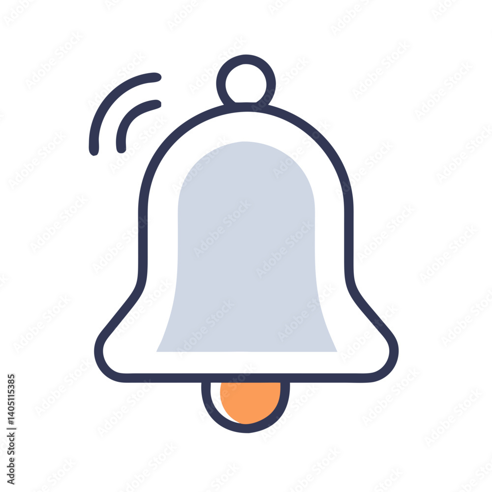 Obraz premium Notification Bell Icon Representing Alerts and Updates