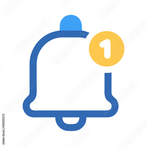 Notification Bell Icon Representing Alerts and Updates