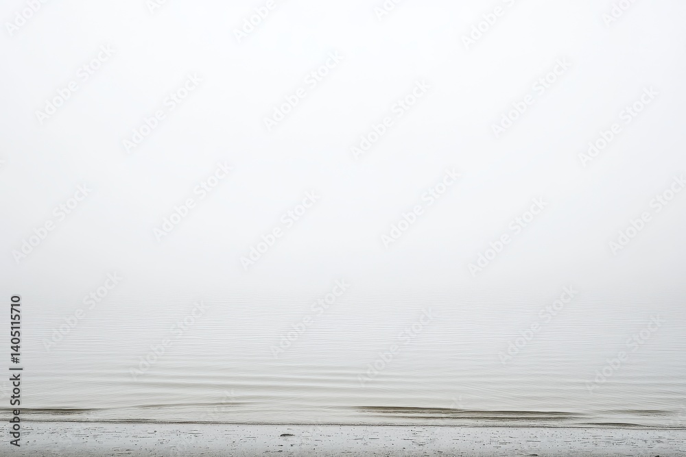 Obraz premium Foggy Shoreline