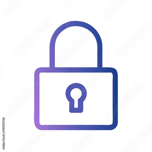 Padlock Icon Representing Security and Privacy Protection