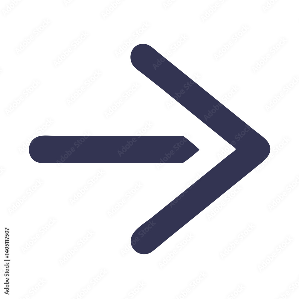 Right Arrow Icon Representing Forward Navigation and Directional Movement Right Arrow Icon Representing Forward Navigation and Directional Movement
