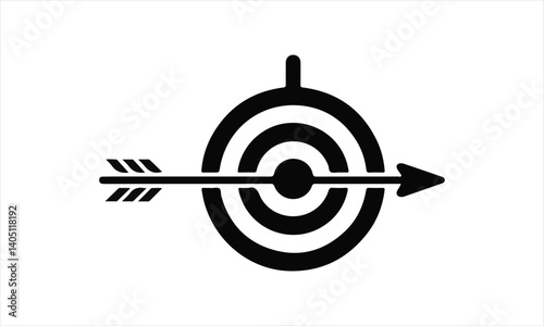 Target Arrow Aim Bullseye Graphic
