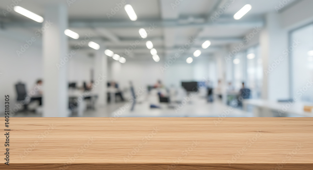 Warm Wood, Blurred Office Energy AI Generated Warm Wood, Blurred Office Energy AI Generated