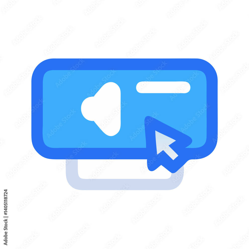 Subscribe Button Icon Representing Notification and Content Updates Subscribe Button Icon Representing Notification and Content Updates
