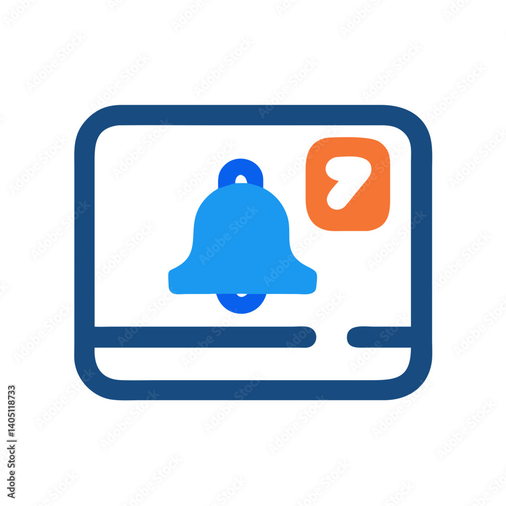 Subscribe Button Icon Representing Notification and Content Updates Subscribe Button Icon Representing Notification and Content Updates