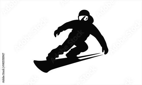 Snowboarder Ride Winter Sport Graphic