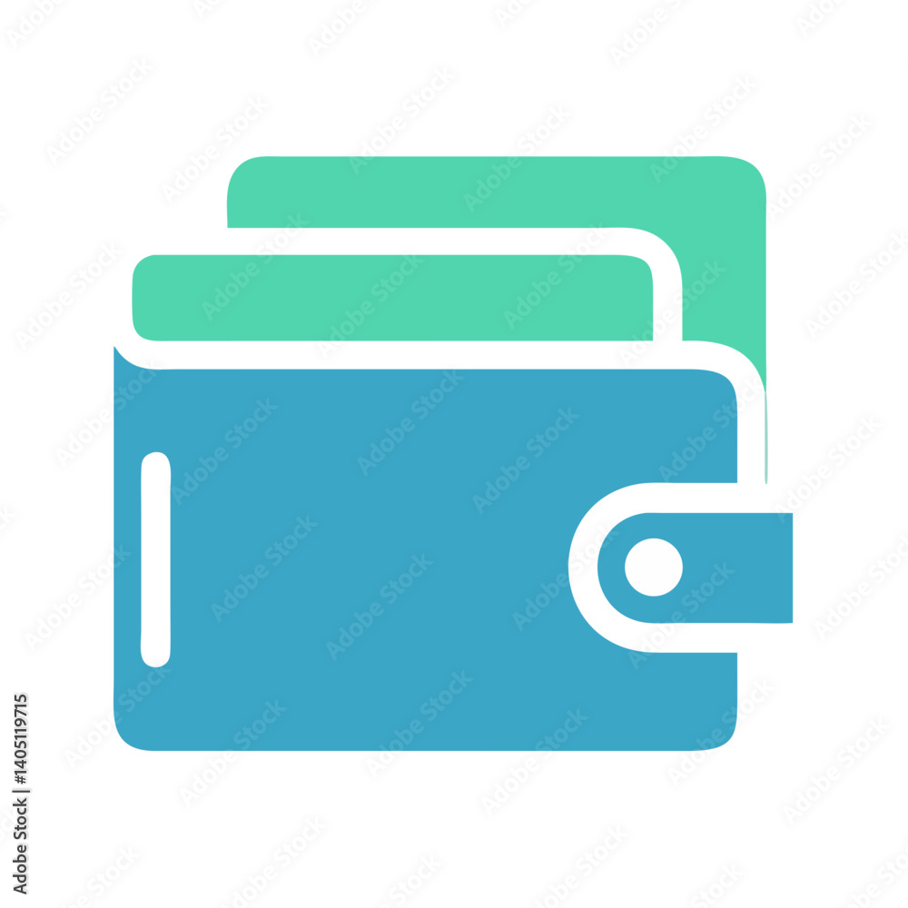 Wallet Icon Representing Finance and Payment Method Wallet Icon Representing Finance and Payment Method