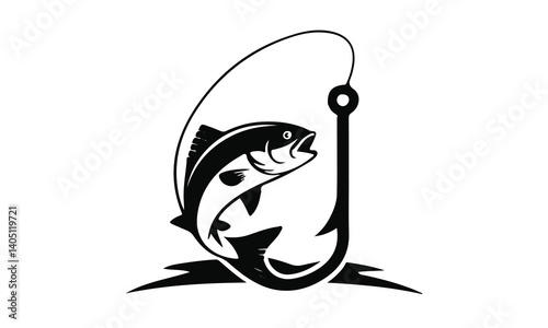 Fishing Hook Fish Catch Graphic