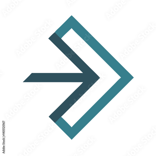 Free Download Zigzag Right Arrow Icon Representing Direction and Dynamic Flow - GFXLoad