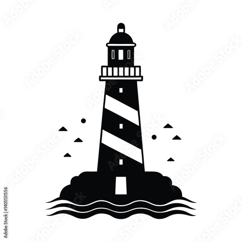lighthouse silhouette