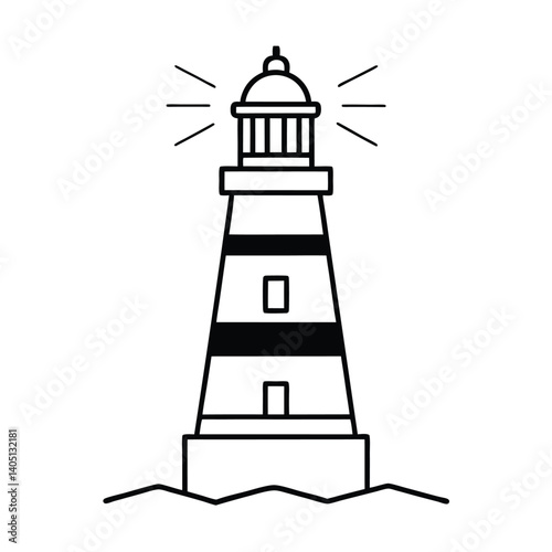 lighthouse vector illustration